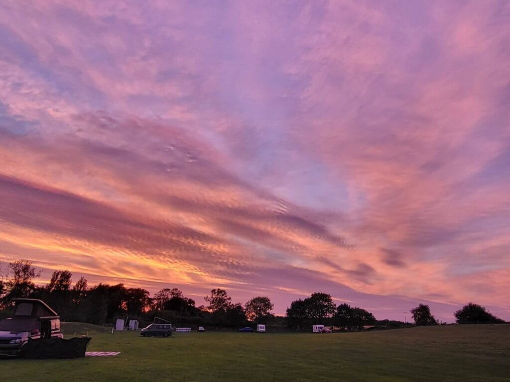 campsite-sunset